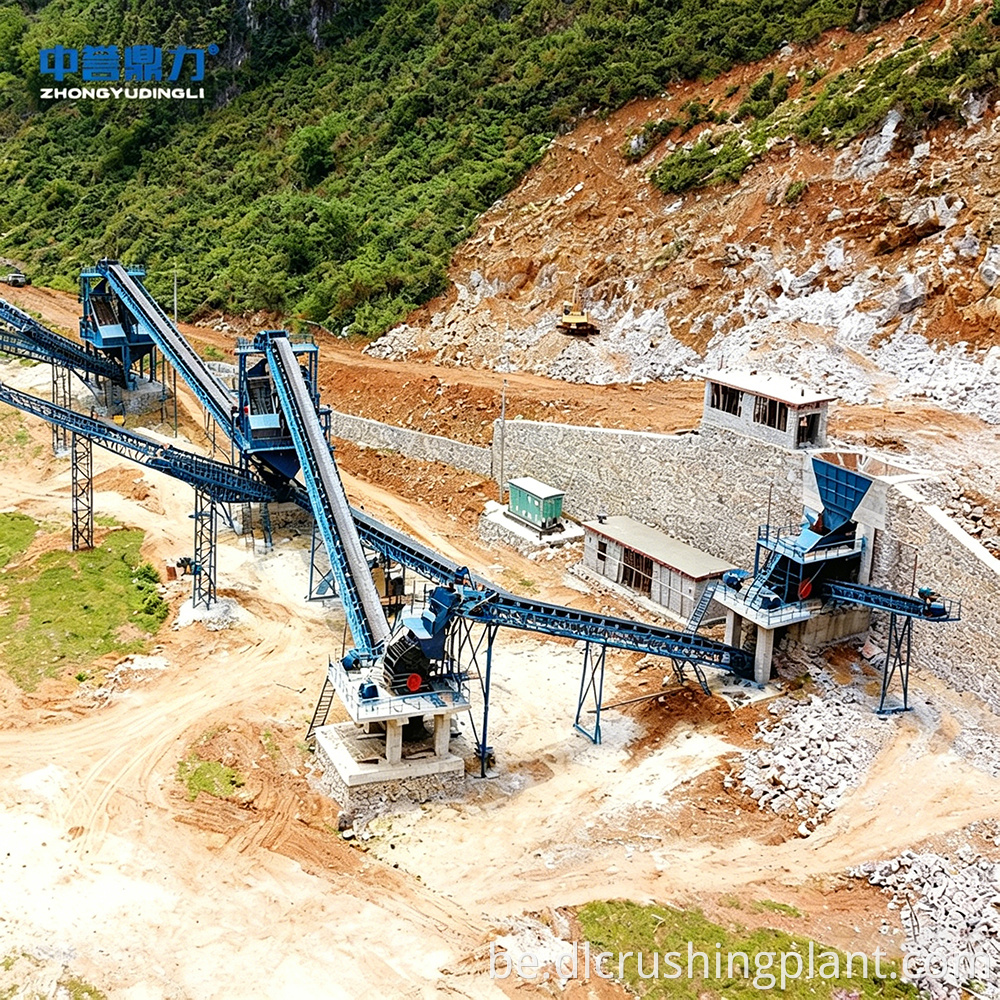 800 tph aggregate crushing line